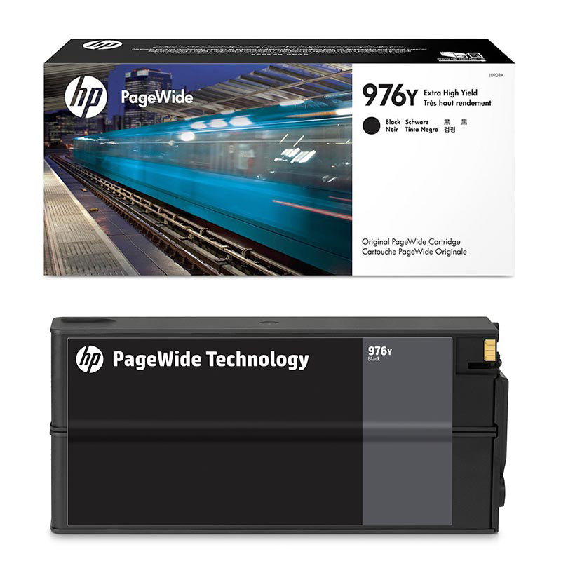 惠普（HP）原装976Y黑色墨盒墨水 页宽打印机适用于打印机577dw/577z/552dw（约17000页）